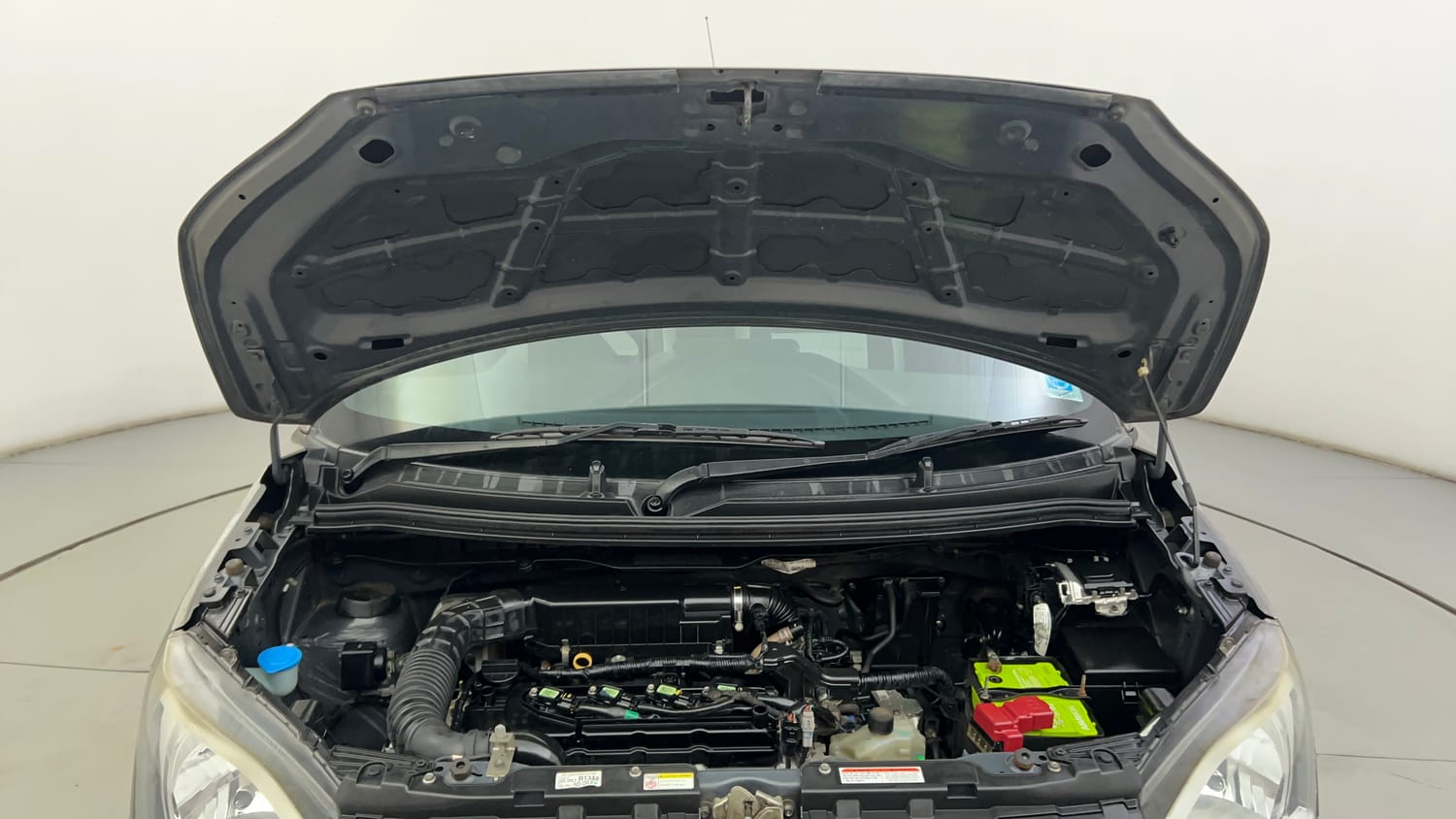 Used 2020 Maruti Suzuki Wagon R VXi 1.2 AMT Petrol Automatic engine ENGINE & BONNET OPEN FRONT VIEW