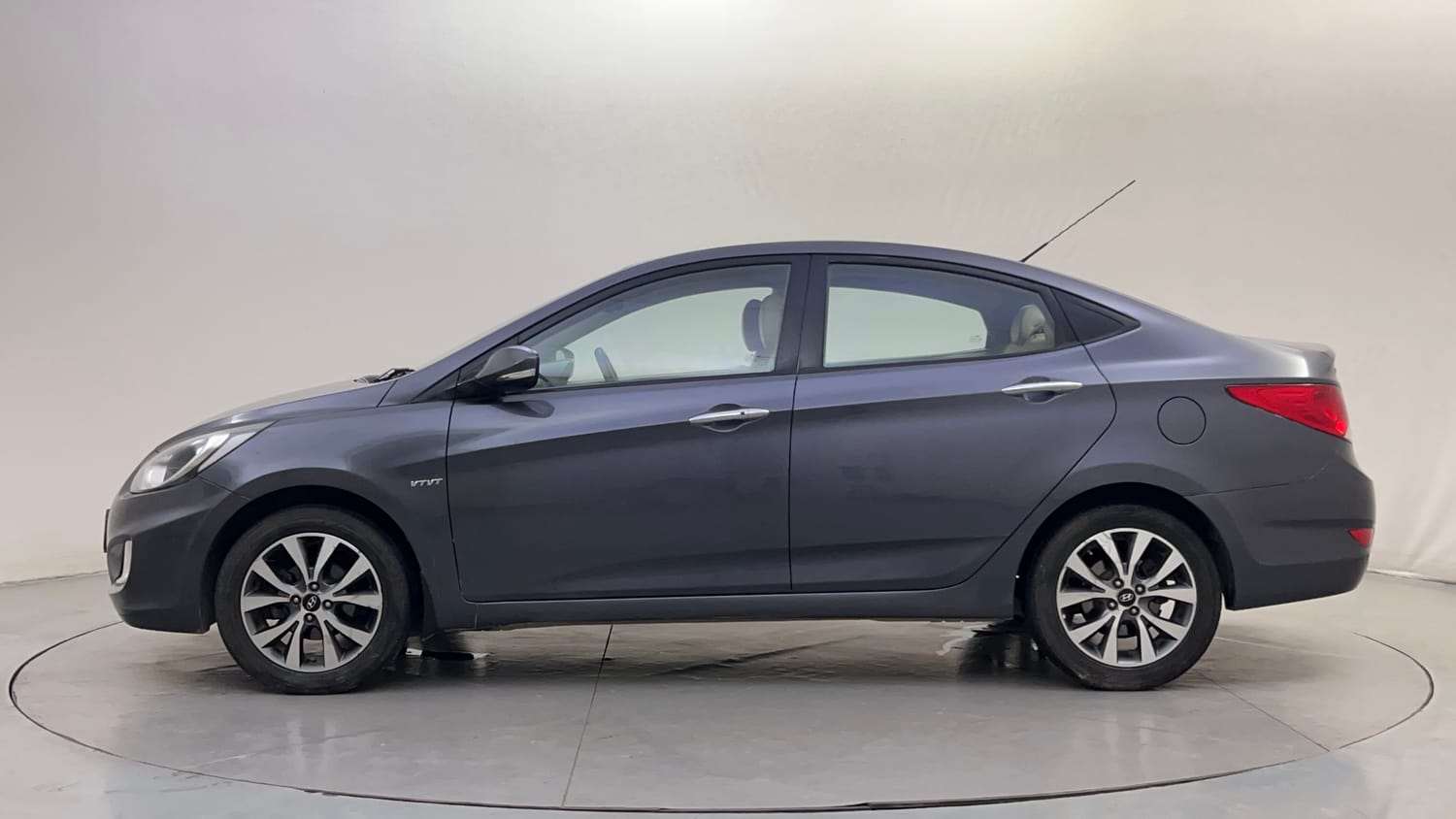 Used 2013 Hyundai Verna Fluidic 1.6 VTVT SX Opt AT Petrol Automatic exterior LEFT SIDE VIEW
