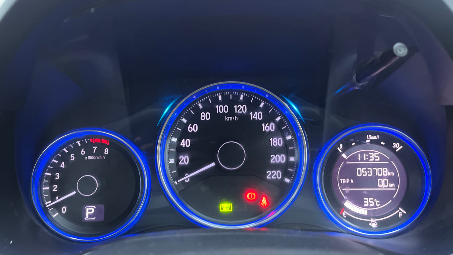 Used 2015 Honda City VX CVT Petrol Automatic interior CLUSTERMETER VIEW