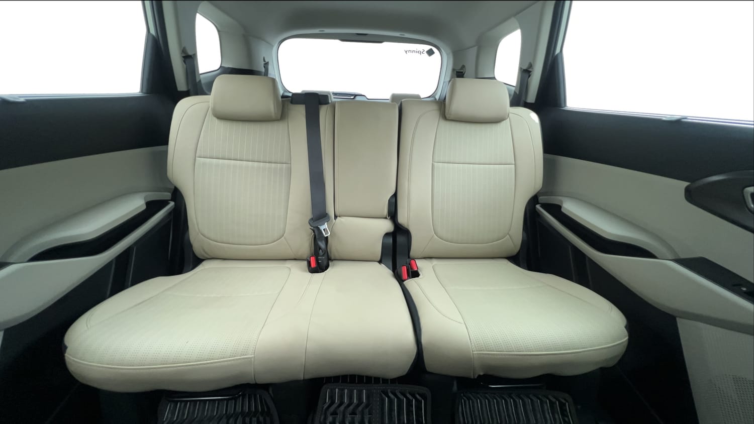 Used 2025 Kia Carens Clavis HTX Plus 1.5 Turbo Petrol 7STR DCT Petrol Automatic interior REAR SEAT CONDITION VIEW