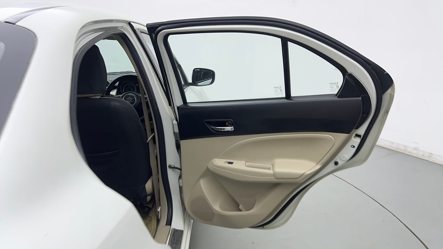 Used 2018 Maruti Suzuki Dzire VXi AMT Petrol Automatic interior RIGHT REAR DOOR OPEN VIEW