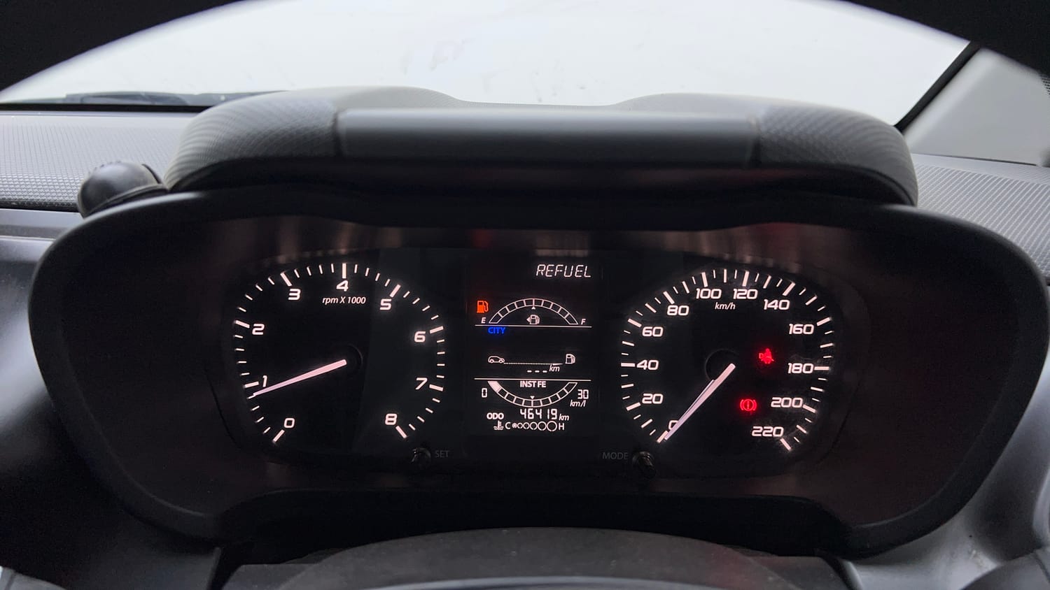 Used 2020 Tata Altroz XM Petrol Petrol Manual interior CLUSTERMETER VIEW