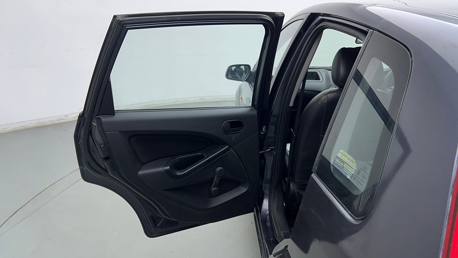 Used 2014 Ford Figo Duratec Petrol EXI 1.2 Petrol Manual interior LEFT REAR DOOR OPEN VIEW