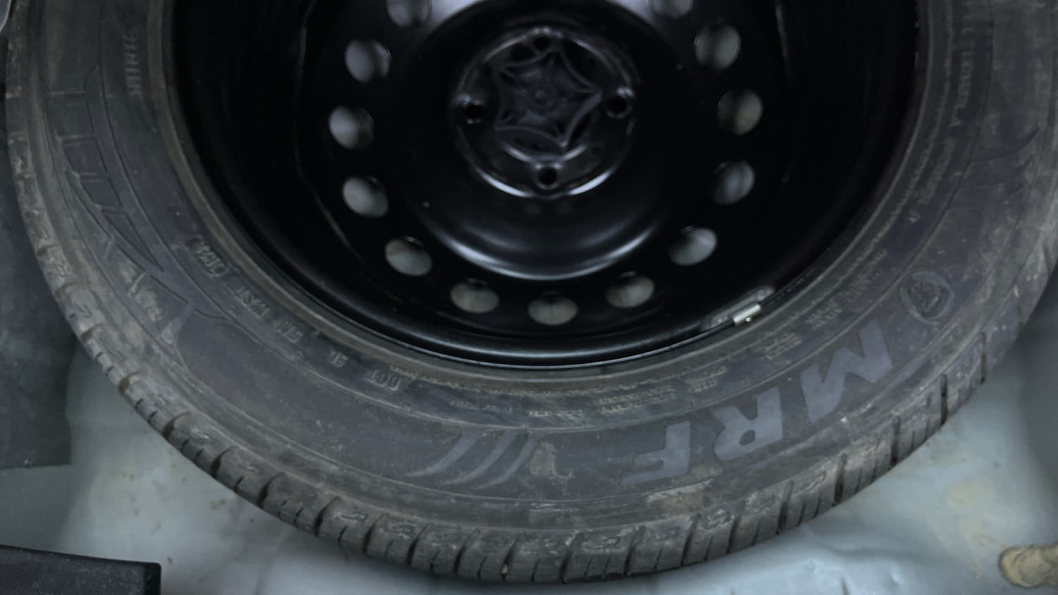 Used 2022 Tata Nexon EV XZ Plus LUX Electric Automatic tyres SPARE TYRE VIEW