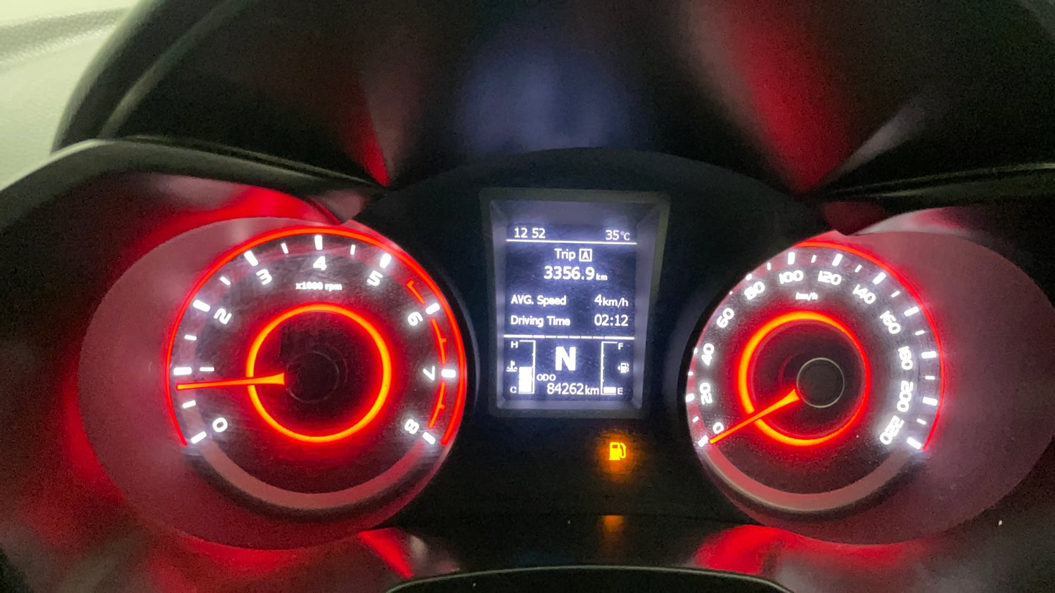 Used 2022 Mahindra XUV 300 W8 1.2 Petrol Petrol Manual interior CLUSTERMETER VIEW