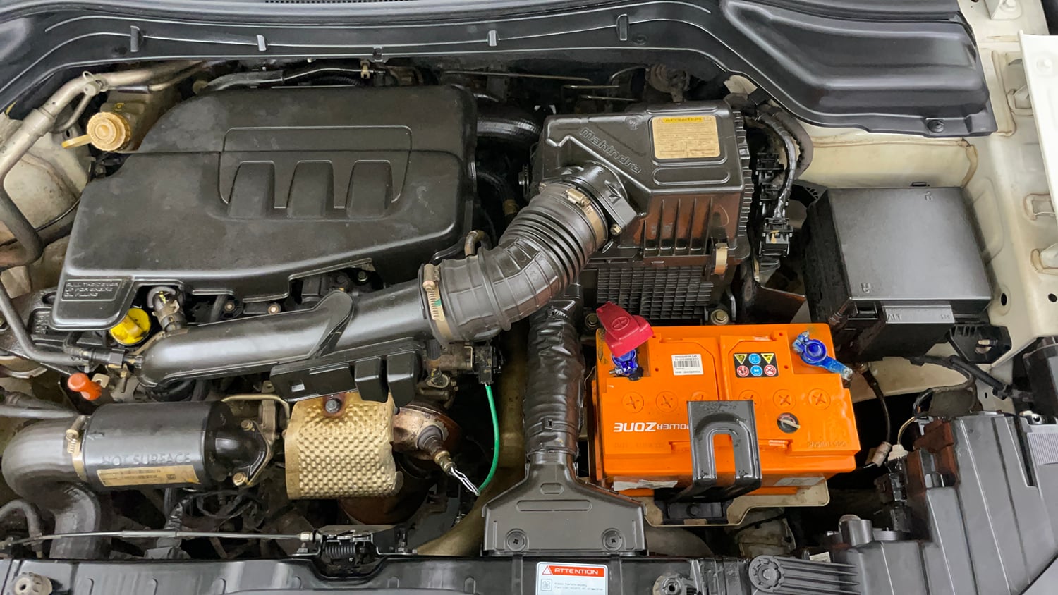 Used 2022 Mahindra XUV 300 W8 1.2 Petrol Petrol Manual engine ENGINE LEFT SIDE VIEW
