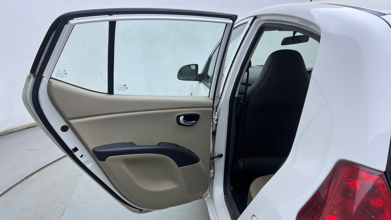Used 2017 Hyundai i10 Sportz 1.1 iRDE2 Petrol Manual interior LEFT REAR DOOR OPEN VIEW