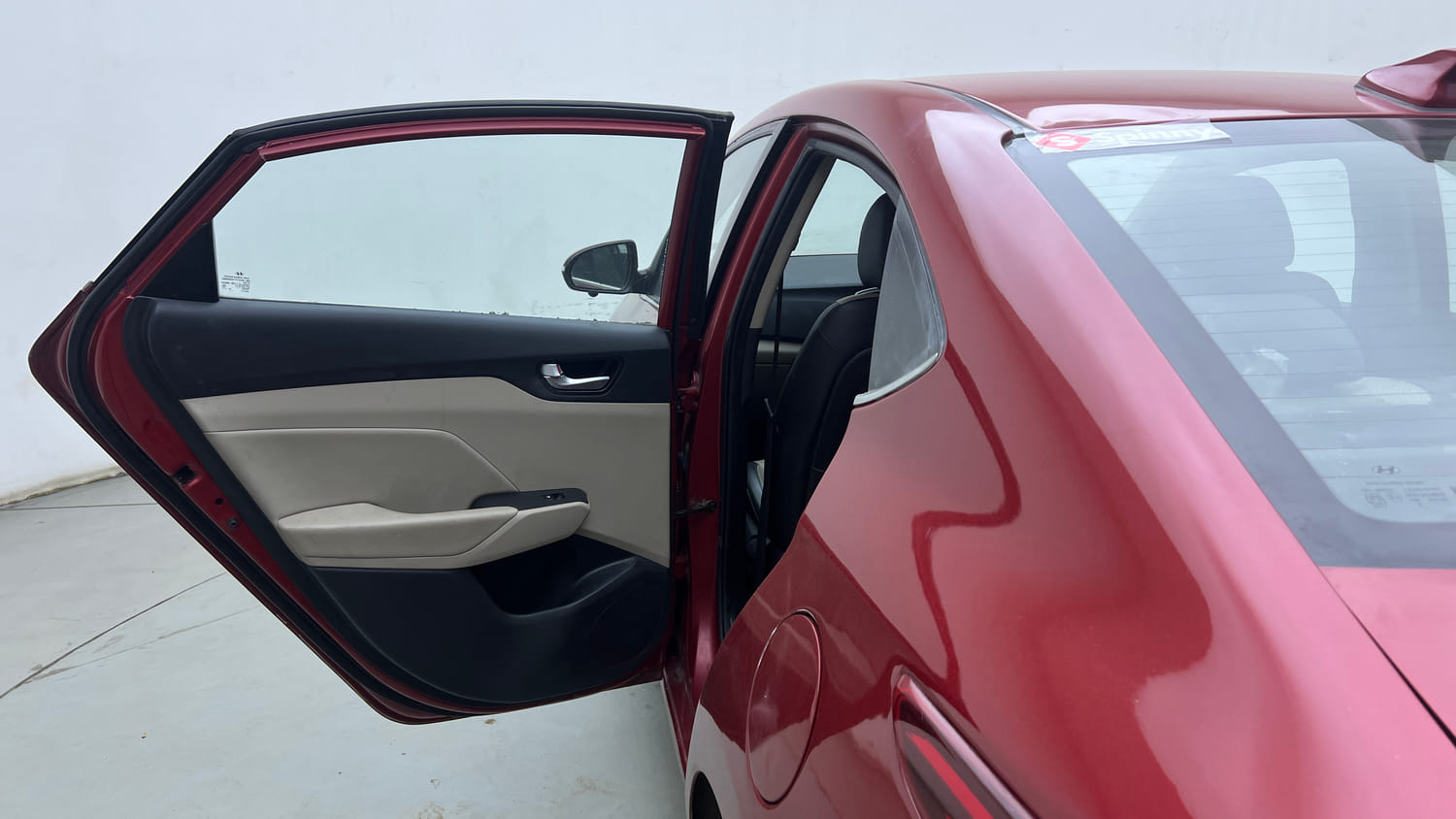 Used 2019 Hyundai Verna SX (O)1.6 VTVT Petrol Manual interior LEFT REAR DOOR OPEN VIEW
