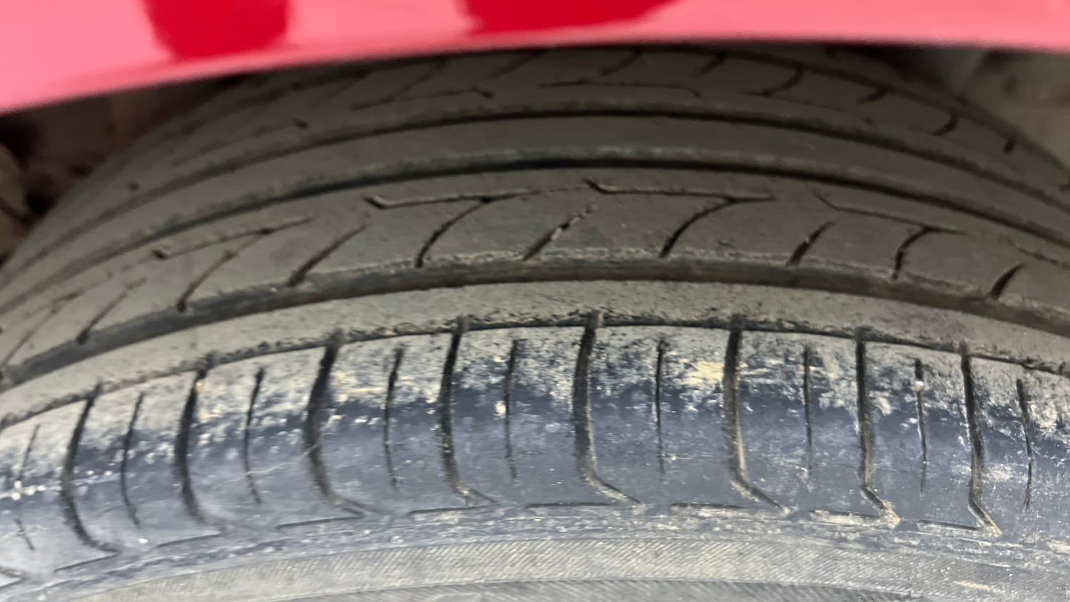 Used 2019 Hyundai Verna SX (O)1.6 VTVT Petrol Manual tyres LEFT REAR TYRE TREAD VIEW