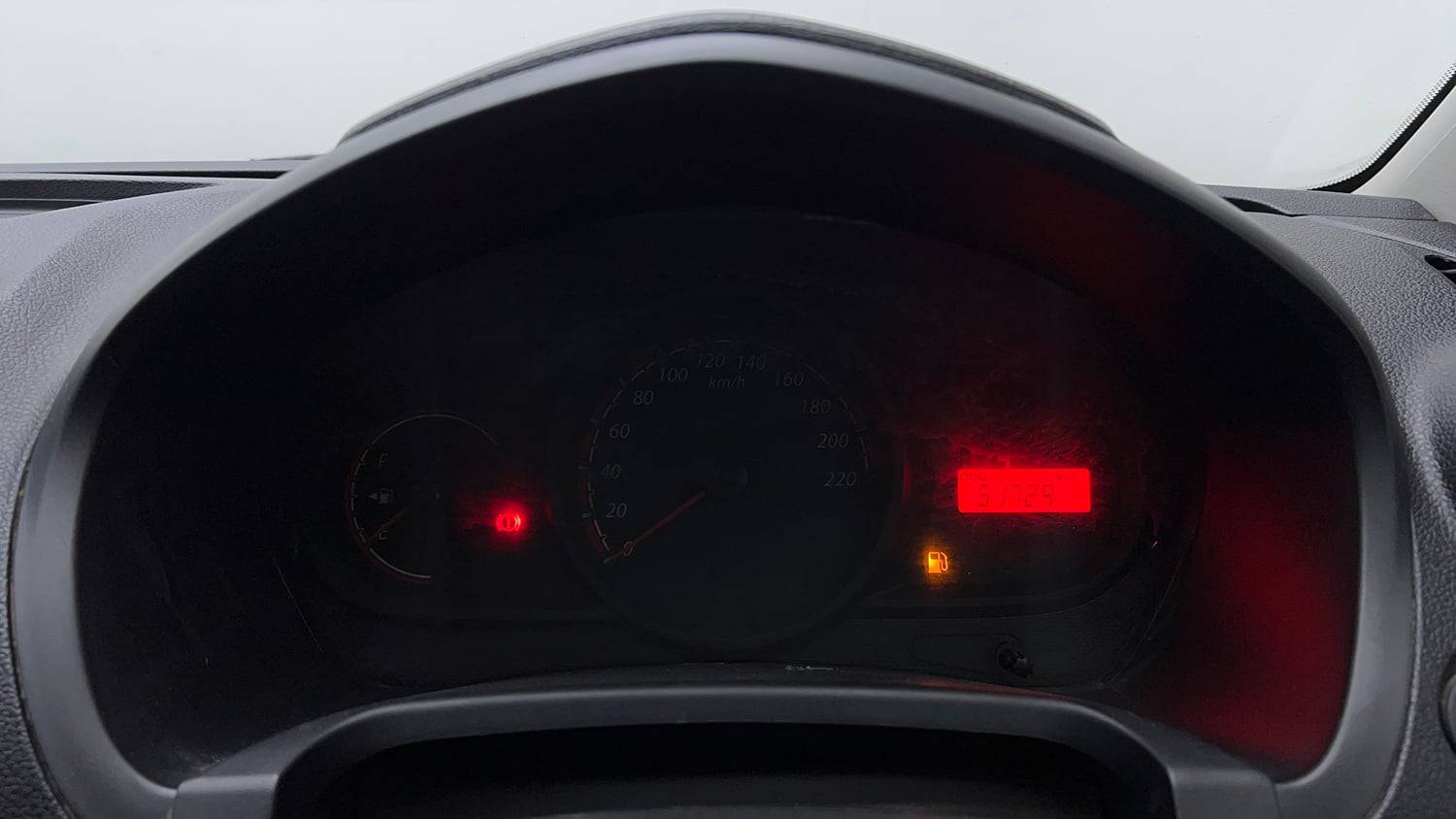 Used 2014 Ford Figo Duratec Petrol EXI 1.2 Petrol Manual interior CLUSTERMETER VIEW