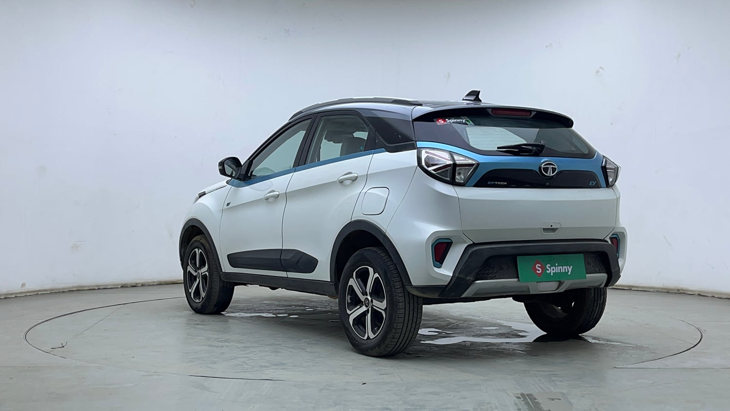 Used 2022 Tata Nexon EV XZ Plus LUX Electric Automatic exterior LEFT REAR CORNER VIEW