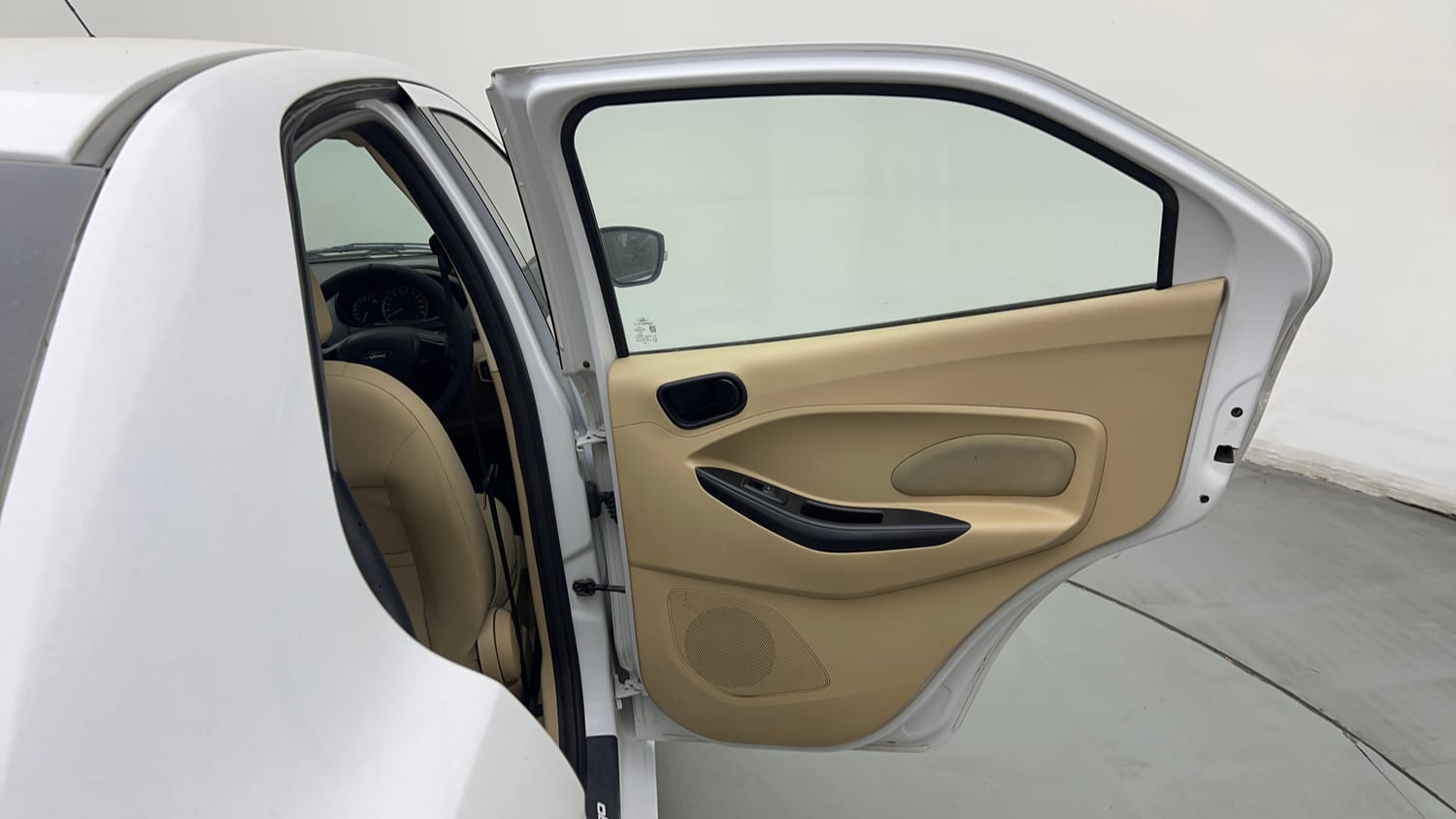 Used 2016 Ford Figo Aspire Trend 1.2 Ti-VCT Petrol Manual interior RIGHT REAR DOOR OPEN VIEW