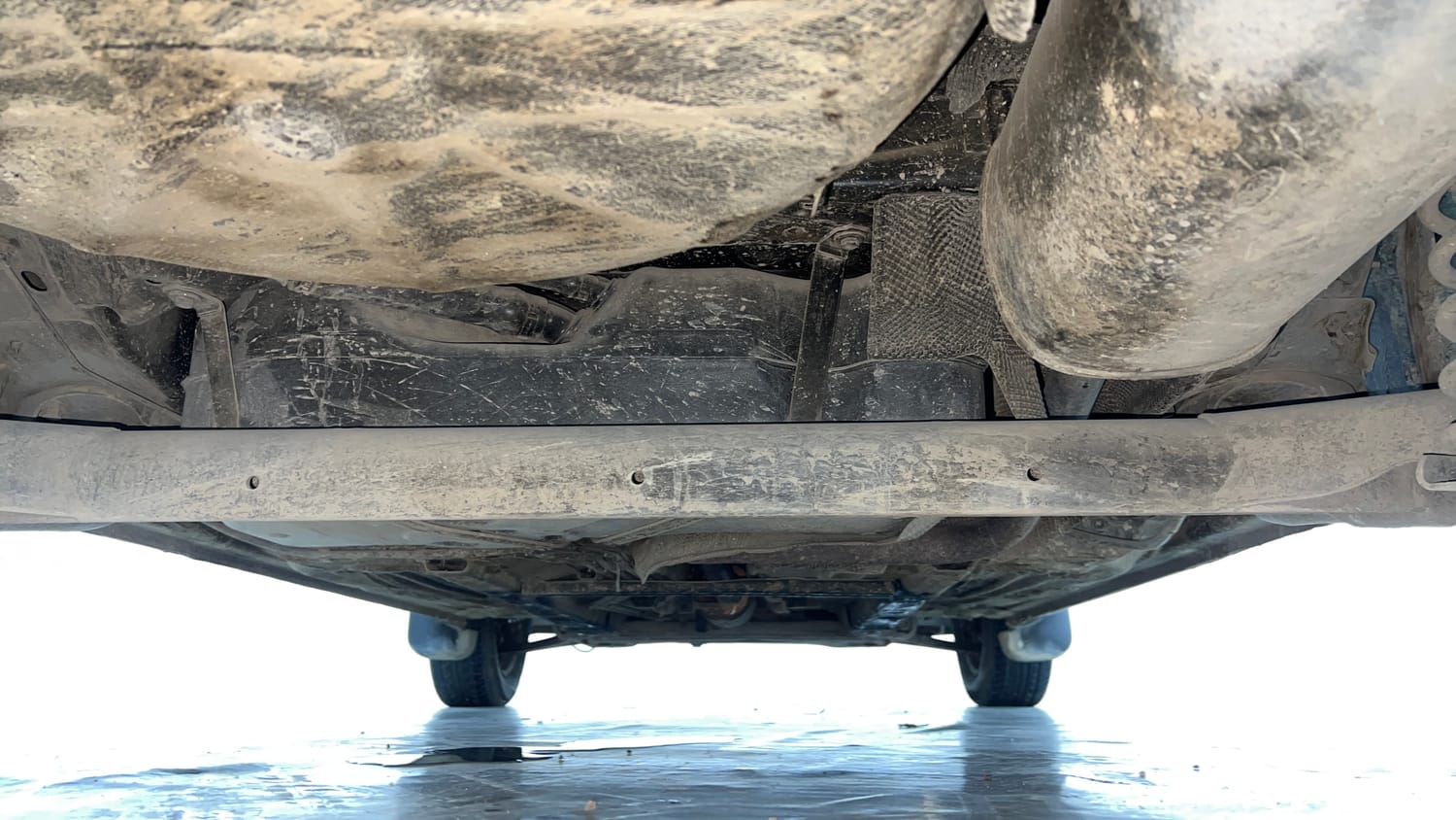 Used 2014 Ford Figo Duratec Petrol EXI 1.2 Petrol Manual extra REAR UNDERBODY VIEW (TAKEN FROM REAR)
