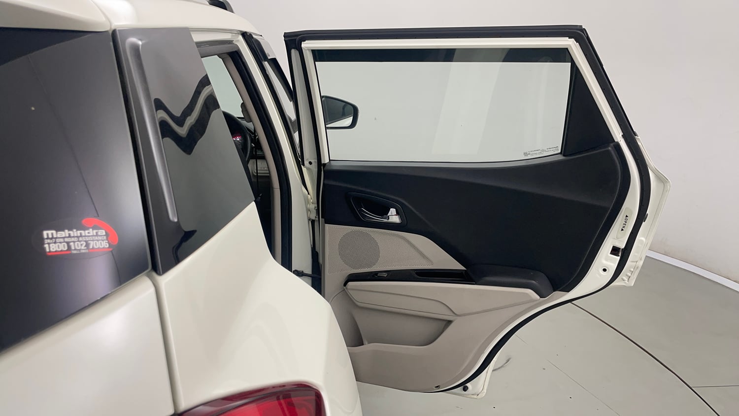 Used 2022 Mahindra XUV 300 W8 1.2 Petrol Petrol Manual interior RIGHT REAR DOOR OPEN VIEW