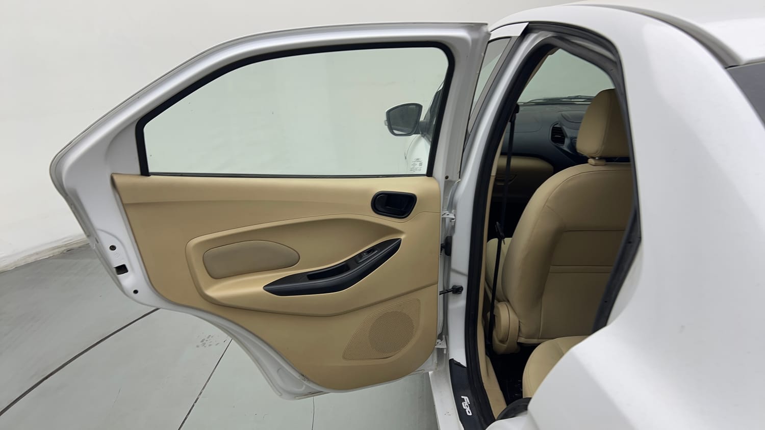Used 2016 Ford Figo Aspire Trend 1.2 Ti-VCT Petrol Manual interior LEFT REAR DOOR OPEN VIEW