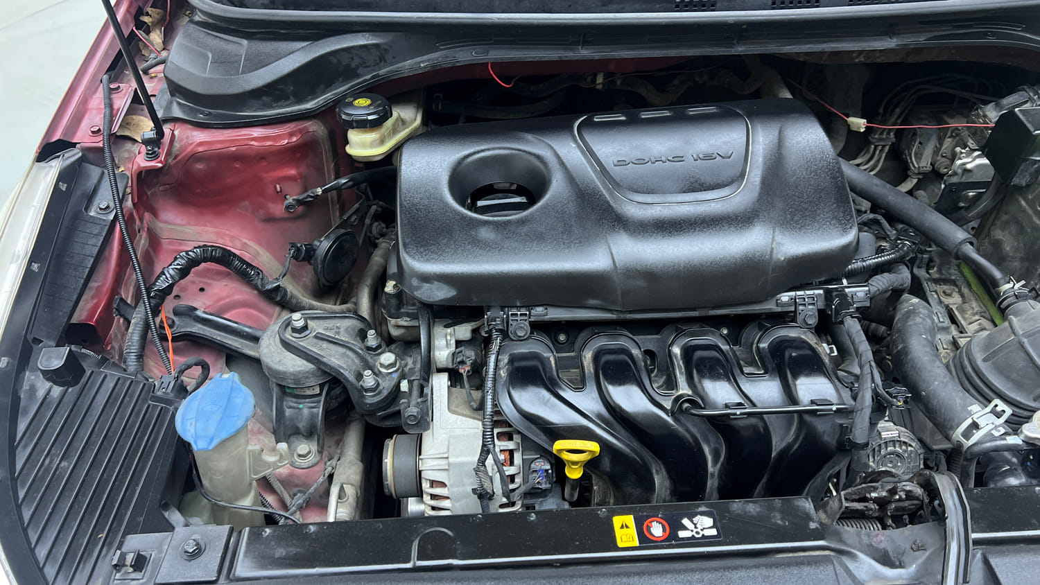 Used 2019 Hyundai Verna SX (O)1.6 VTVT Petrol Manual engine ENGINE RIGHT SIDE VIEW