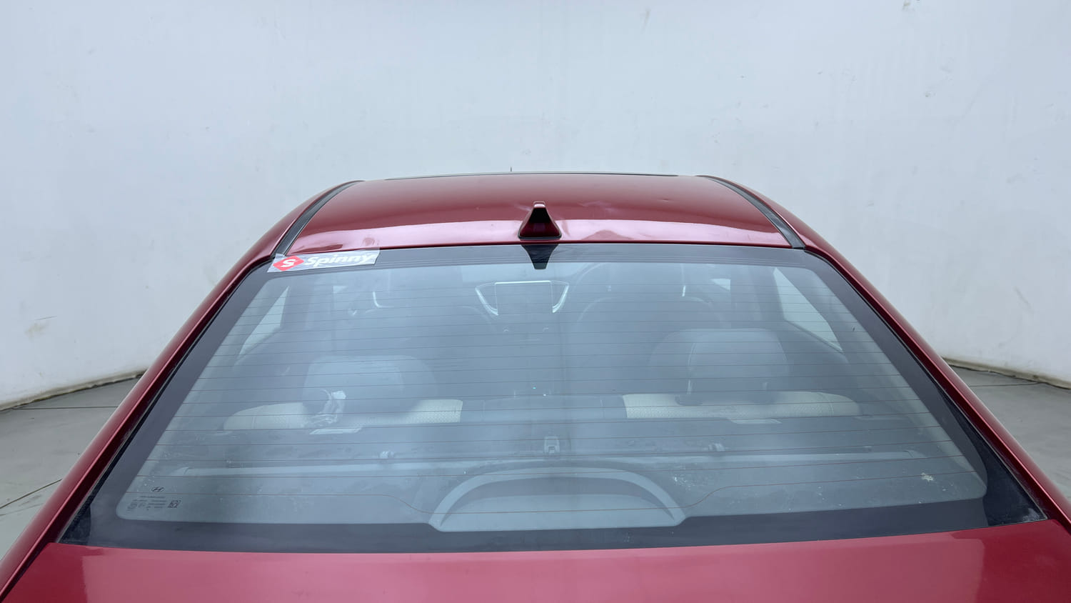 Used 2019 Hyundai Verna SX (O)1.6 VTVT Petrol Manual exterior BACK WINDSHIELD VIEW