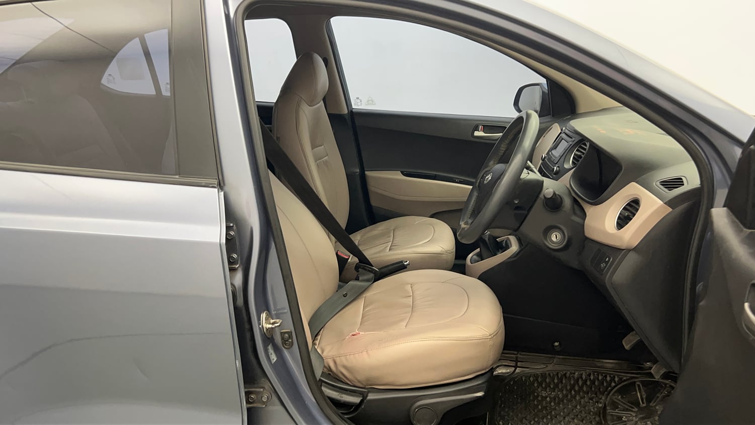 Used 2014 Hyundai Xcent S 1.2 Petrol Manual interior RIGHT SIDE FRONT DOOR CABIN VIEW