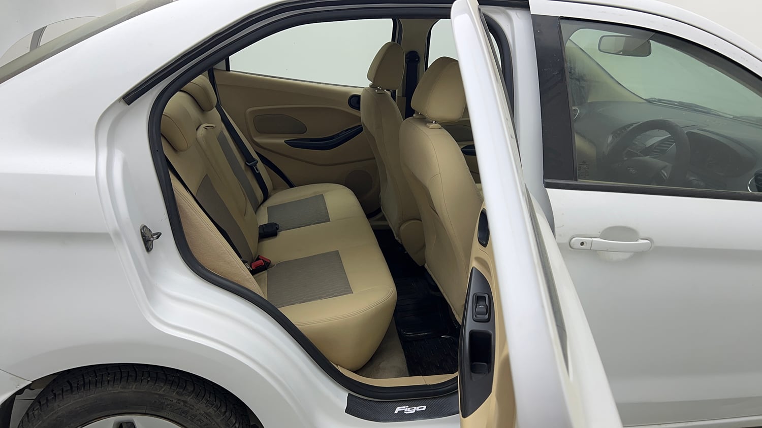 Used 2016 Ford Figo Aspire Trend 1.2 Ti-VCT Petrol Manual interior RIGHT SIDE REAR DOOR CABIN VIEW
