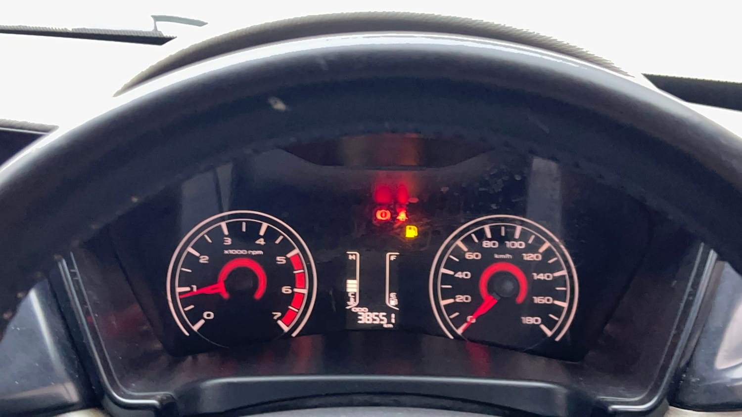 Used 2017 Mahindra KUV100 K4 Plus 6 STR Petrol Manual interior CLUSTERMETER VIEW