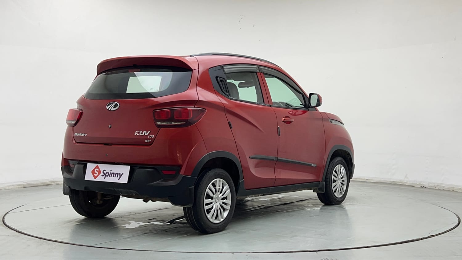 Used 2017 Mahindra KUV100 K4 Plus 6 STR Petrol Manual exterior RIGHT REAR CORNER VIEW
