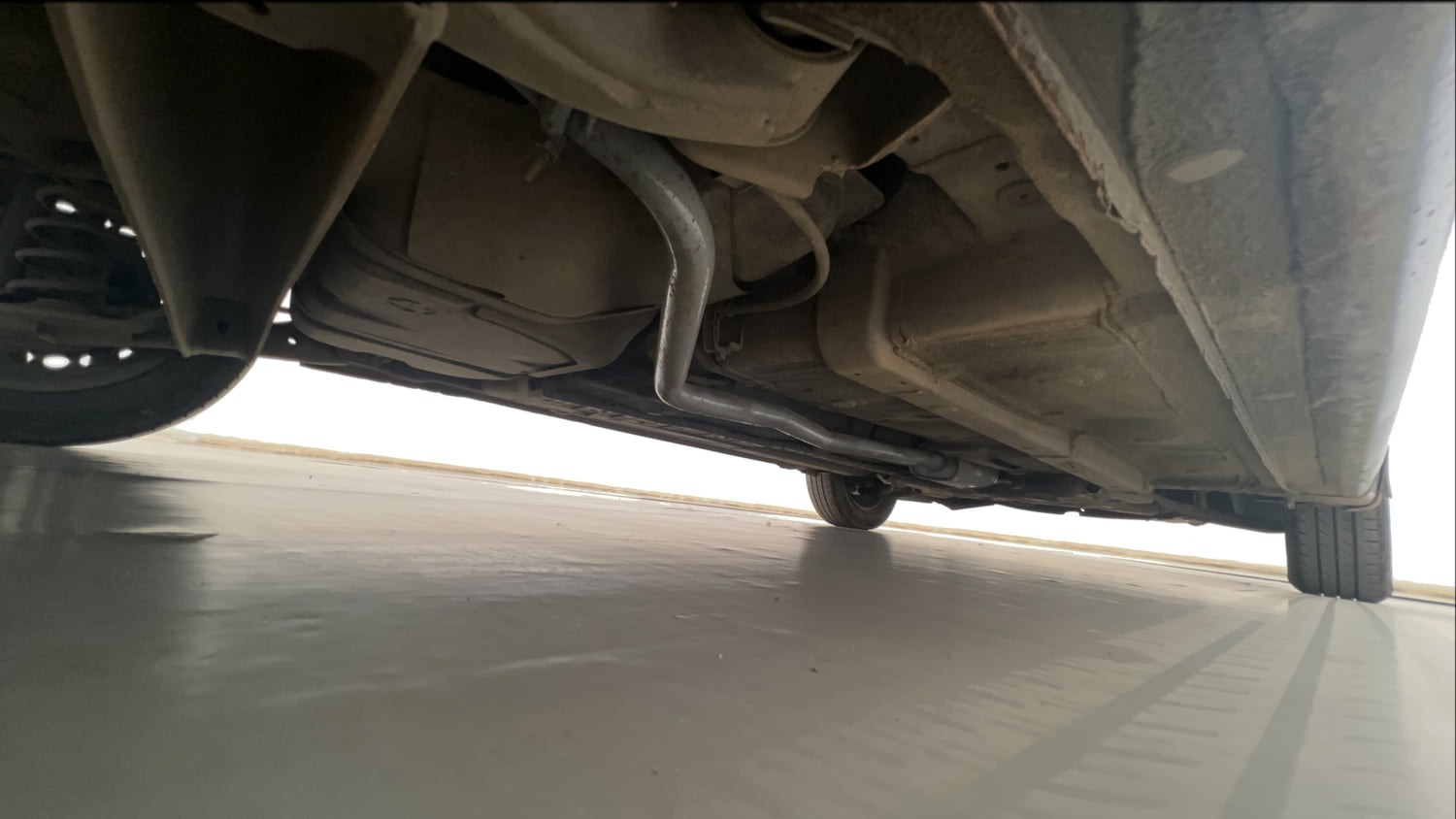 Used 2014 Hyundai Grand i10 Magna 1.2 Kappa VTVT Petrol Manual extra REAR RIGHT UNDERBODY VIEW