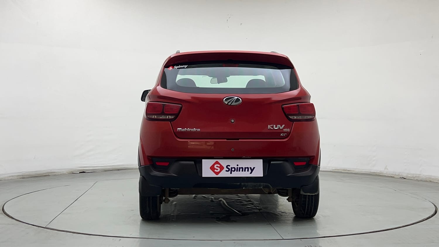 Used 2017 Mahindra KUV100 K4 Plus 6 STR Petrol Manual exterior BACK VIEW
