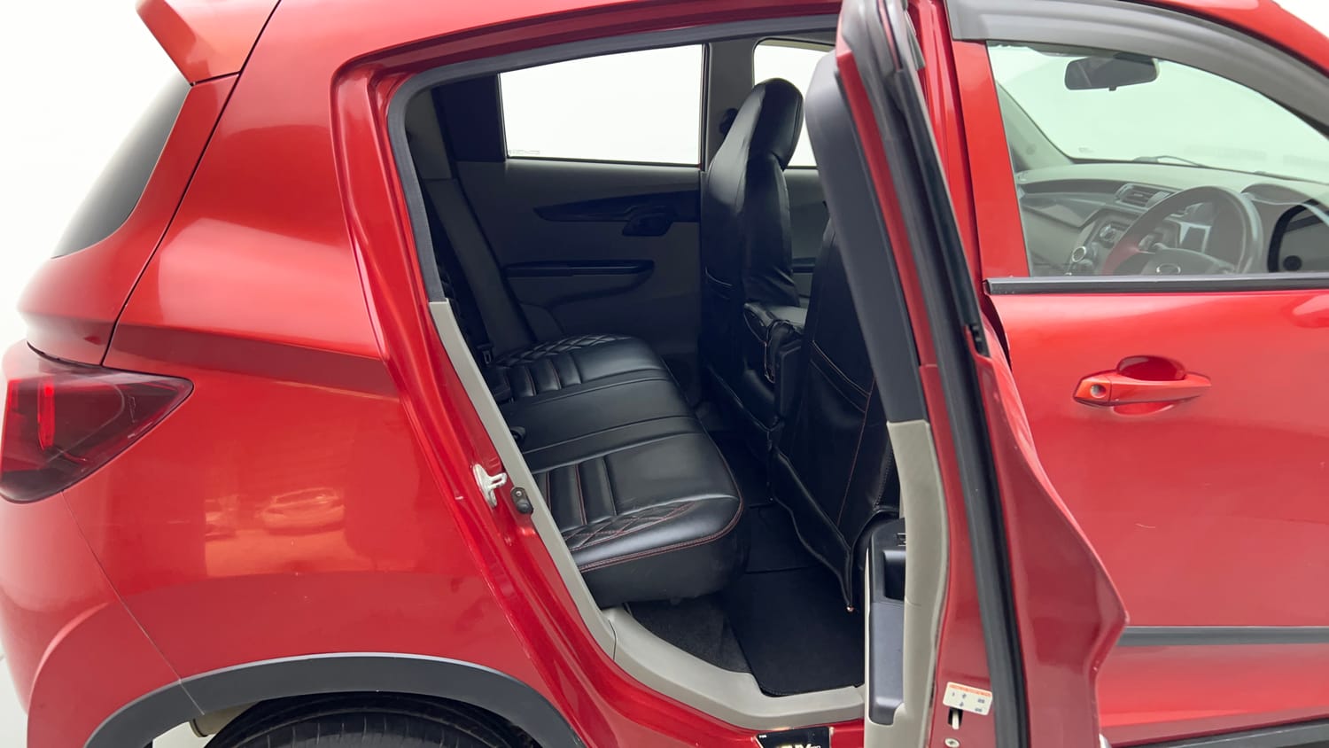 Used 2017 Mahindra KUV100 K4 Plus 6 STR Petrol Manual interior RIGHT SIDE REAR DOOR CABIN VIEW