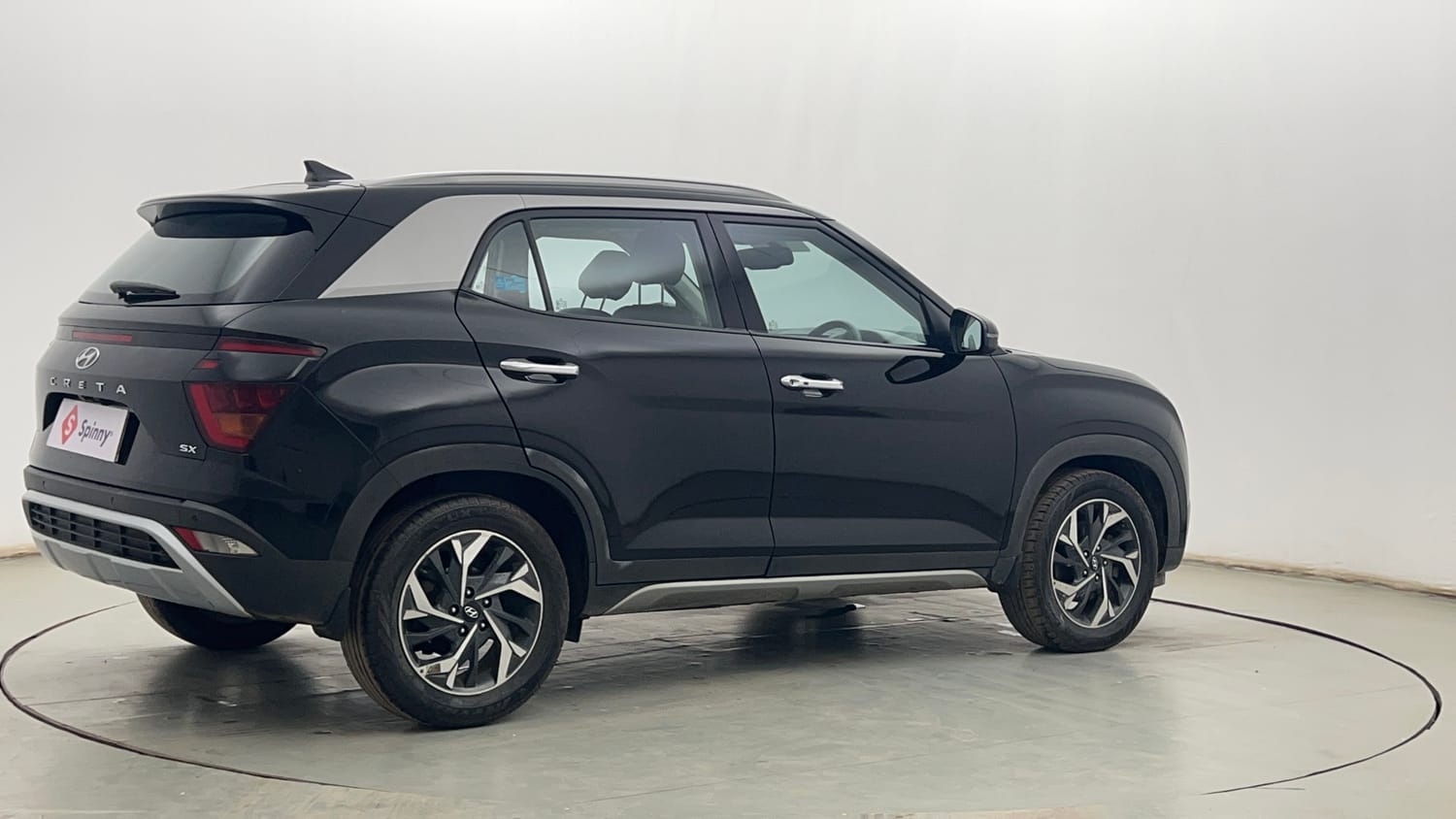 Used 2022 Hyundai Creta SX (O) 1.5 Diesel Automatic Diesel Automatic exterior RIGHT REAR CORNER VIEW