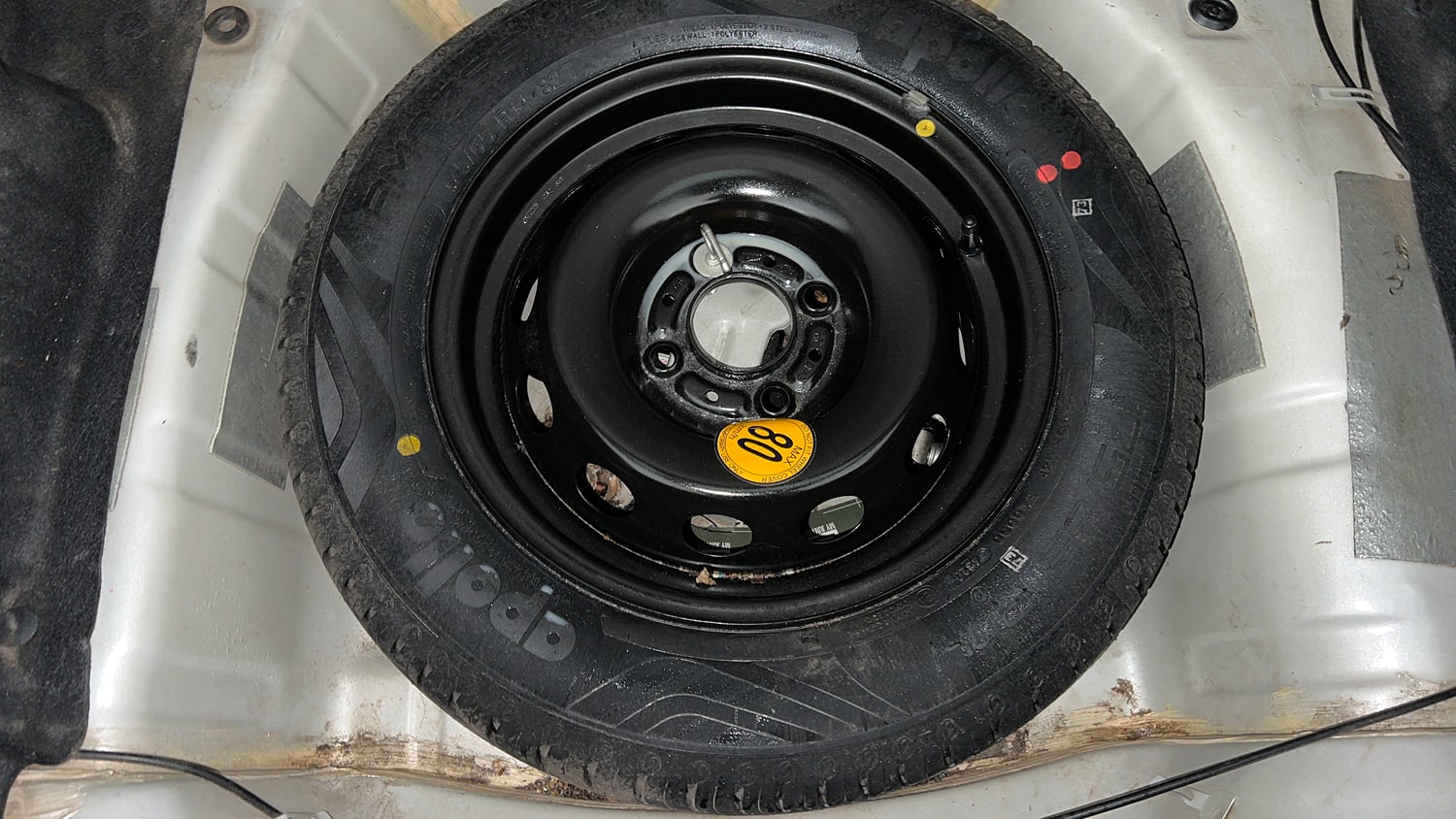 Used 2020 Tata Tiago XZA Plus Petrol Automatic tyres SPARE TYRE VIEW