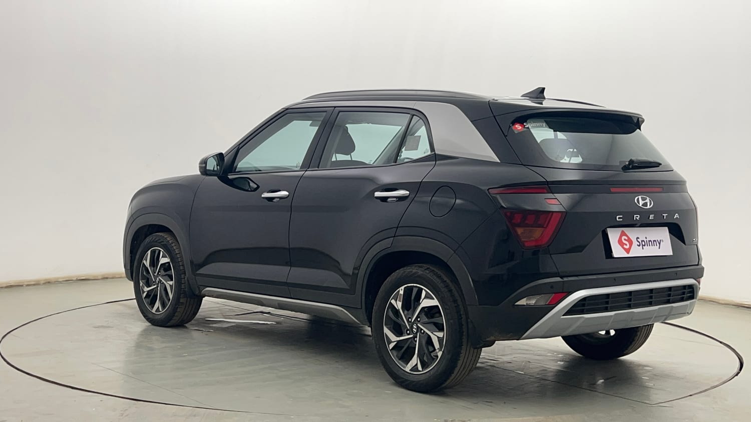 Used 2022 Hyundai Creta SX (O) 1.5 Diesel Automatic Diesel Automatic exterior LEFT REAR CORNER VIEW