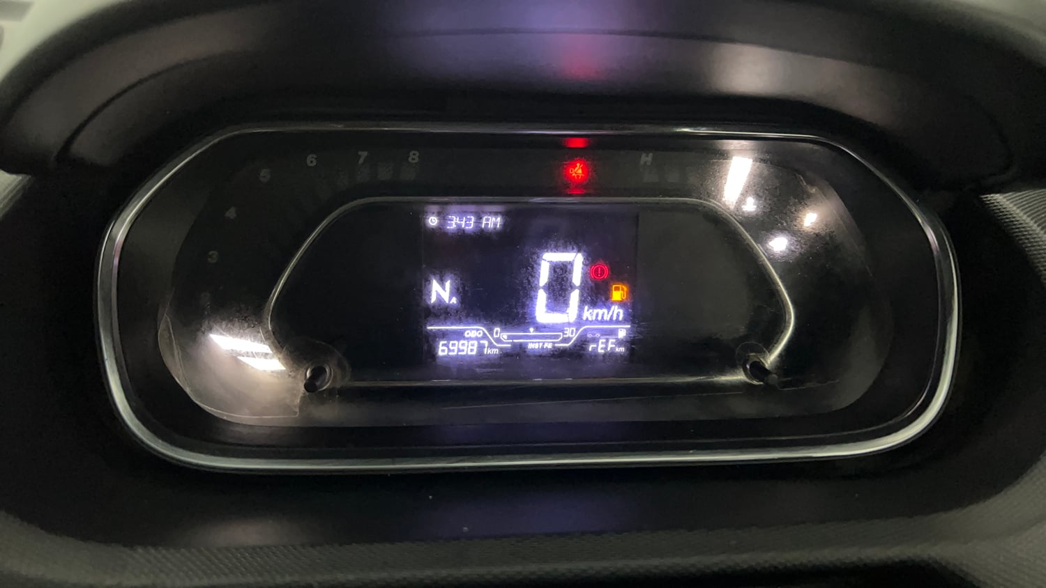 Used 2020 Tata Tiago XZA Plus Petrol Automatic interior CLUSTERMETER VIEW