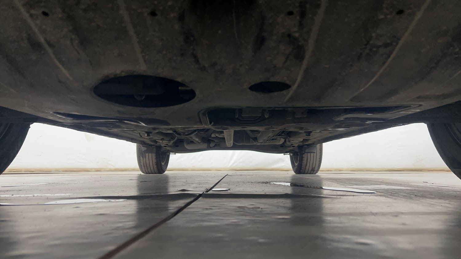 Used 2022 Hyundai Creta SX (O) 1.5 Diesel Automatic Diesel Automatic extra FRONT LEFT UNDERBODY VIEW