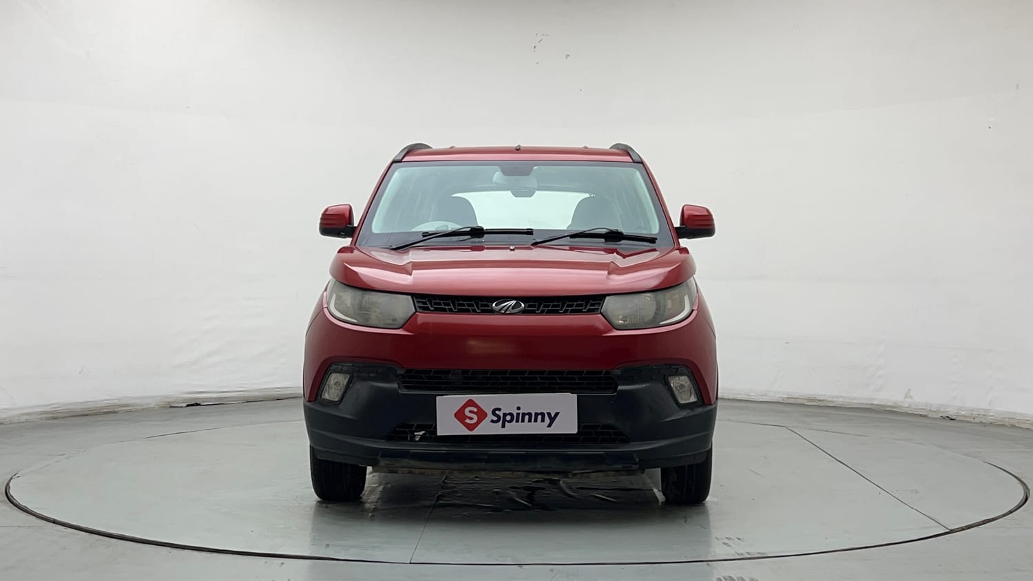 Used 2017 Mahindra KUV100 K4 Plus 6 STR Petrol Manual exterior FRONT VIEW