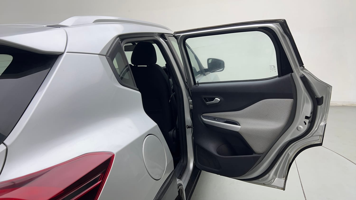 Used 2022 Nissan Magnite XV Executive Petrol Manual interior RIGHT REAR DOOR OPEN VIEW