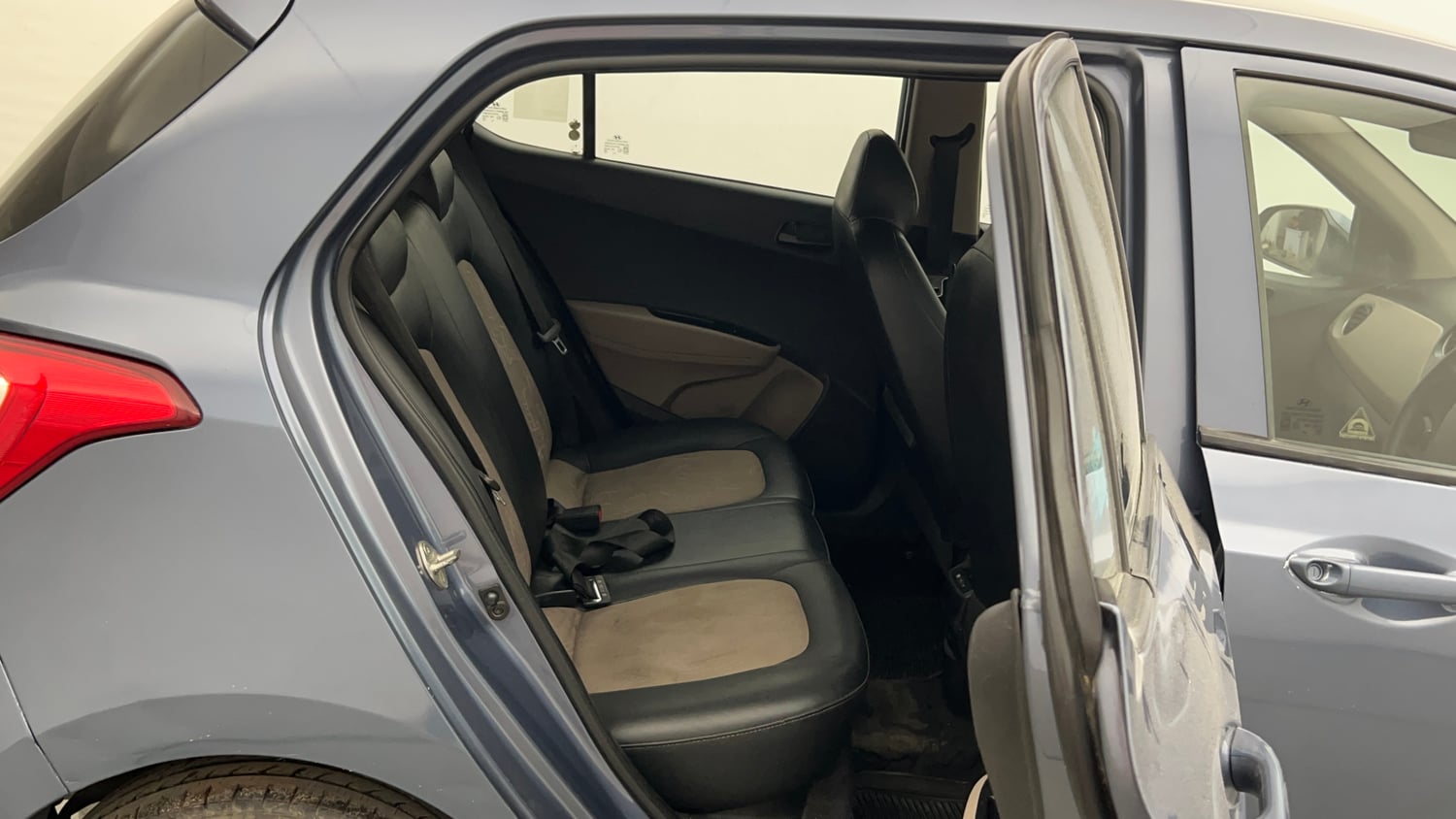 Used 2014 Hyundai Grand i10 Magna 1.2 Kappa VTVT Petrol Manual interior RIGHT SIDE REAR DOOR CABIN VIEW