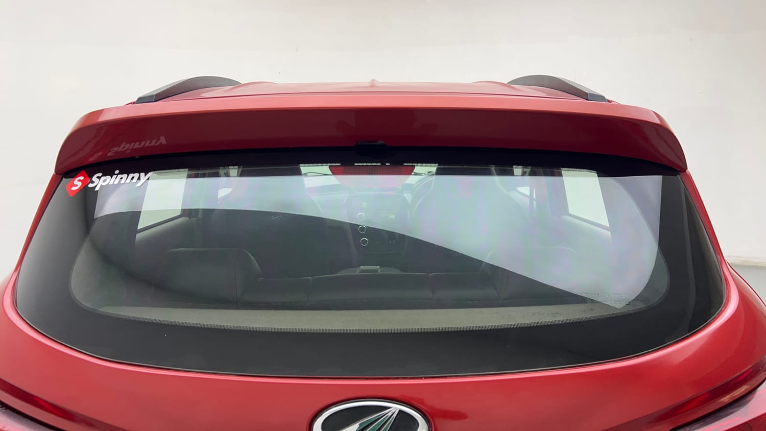 Used 2017 Mahindra KUV100 K4 Plus 6 STR Petrol Manual exterior BACK WINDSHIELD VIEW