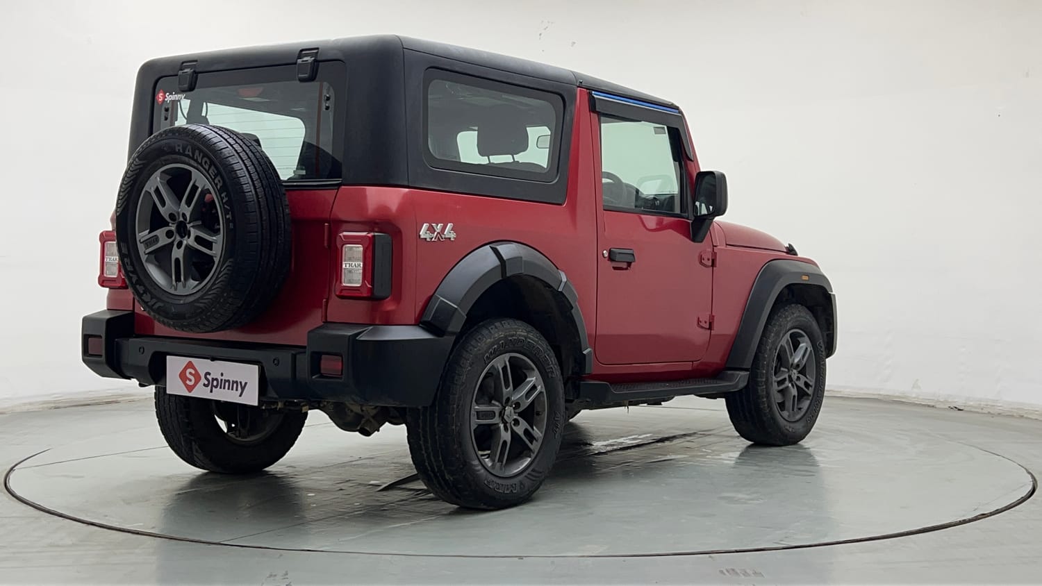 Used 2024 Mahindra Thar LX Hard Top Diesel MT RWD Diesel Manual exterior RIGHT REAR CORNER VIEW