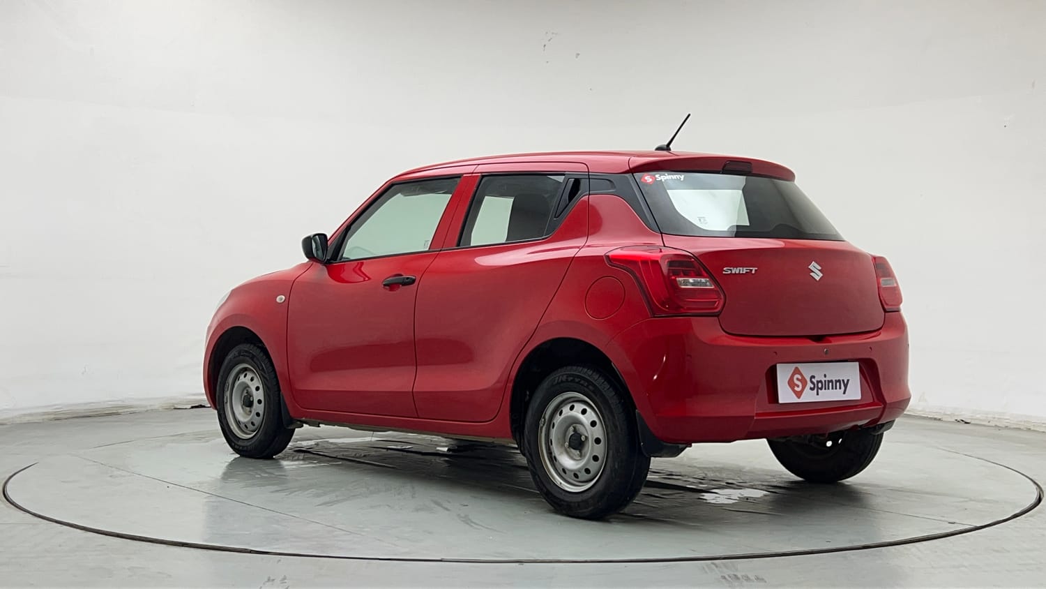 Used 2023 Maruti Suzuki Swift LXi Petrol Manual exterior LEFT REAR CORNER VIEW