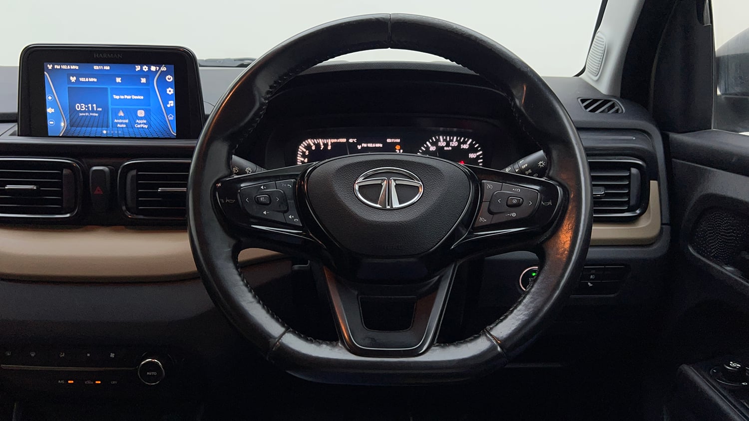 Used 2022 Tata Punch Kaziranga Creative AMT Petrol Automatic interior STEERING VIEW