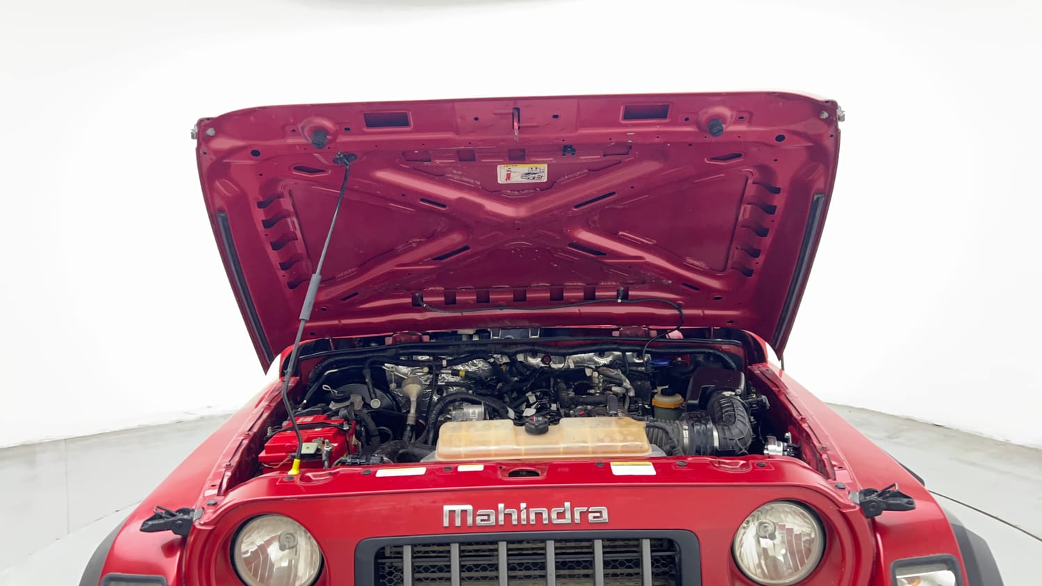 Used 2024 Mahindra Thar LX Hard Top Diesel MT RWD Diesel Manual engine ENGINE & BONNET OPEN FRONT VIEW