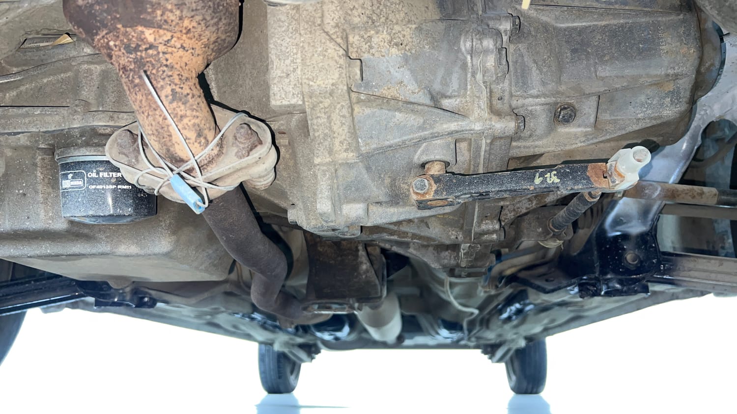 Used 2019 Maruti Suzuki Alto K10 VXI CNG (Outside Fitted) Cng Manual extra FRONT LEFT UNDERBODY VIEW