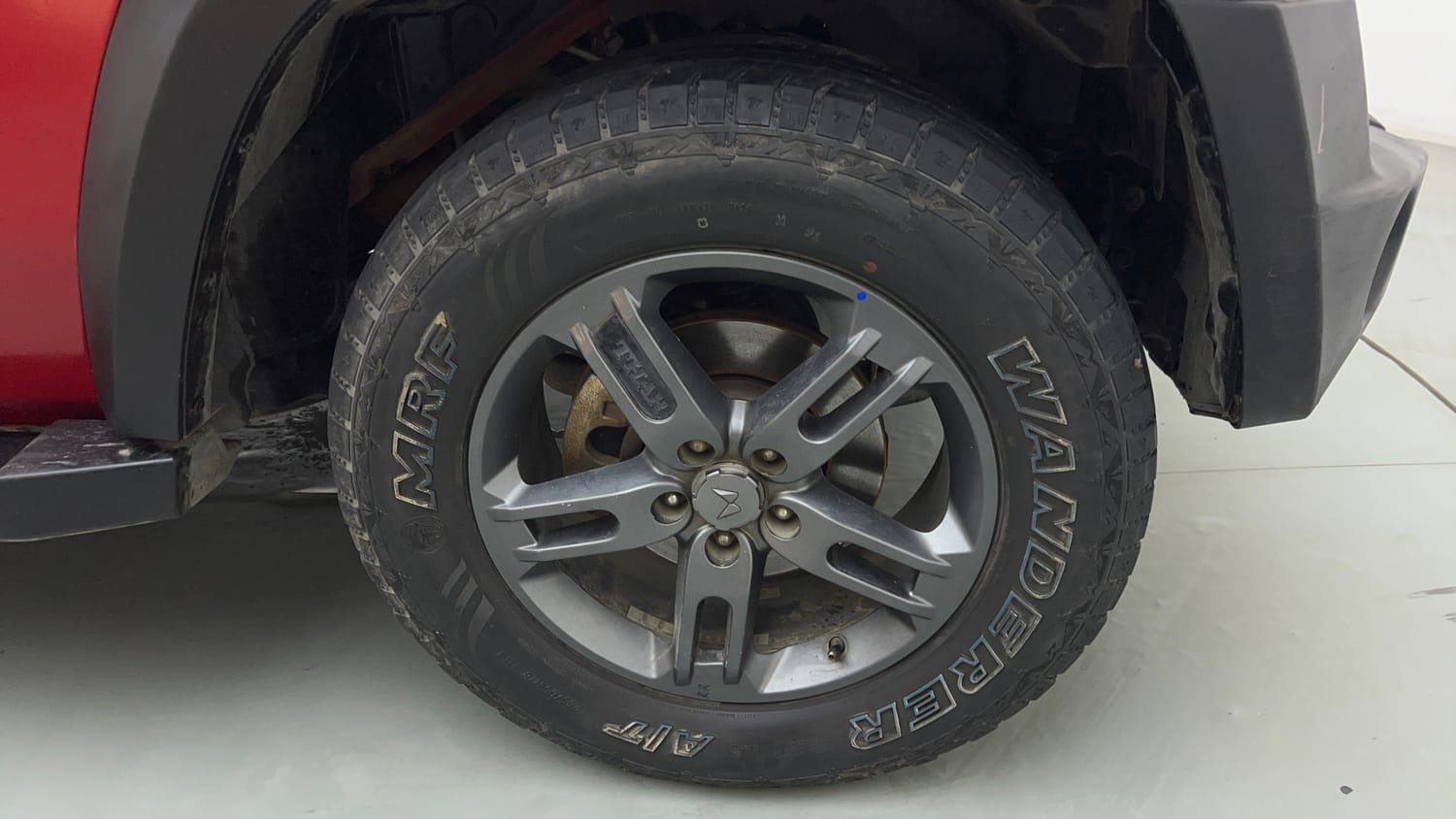 Used 2024 Mahindra Thar LX Hard Top Diesel MT RWD Diesel Manual tyres RIGHT FRONT TYRE RIM VIEW