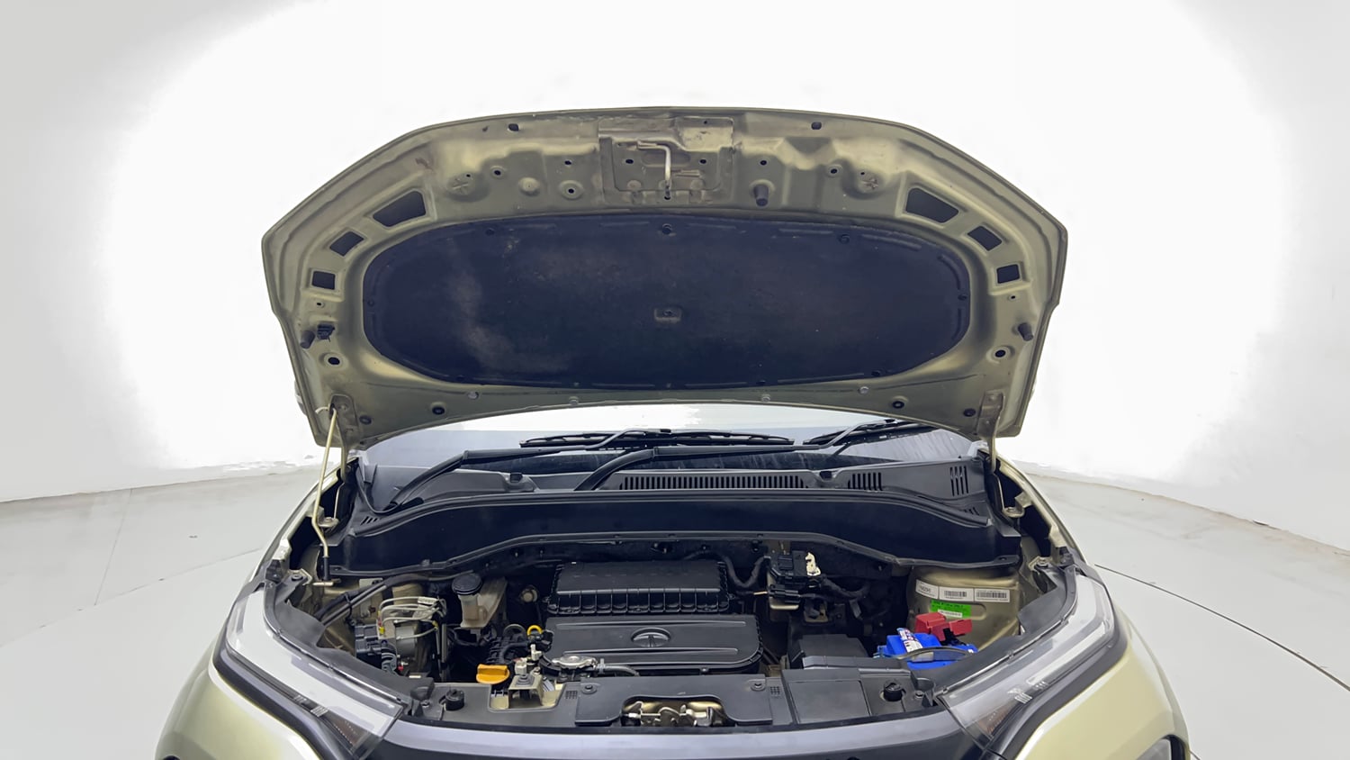 Used 2022 Tata Punch Kaziranga Creative AMT Petrol Automatic engine ENGINE & BONNET OPEN FRONT VIEW
