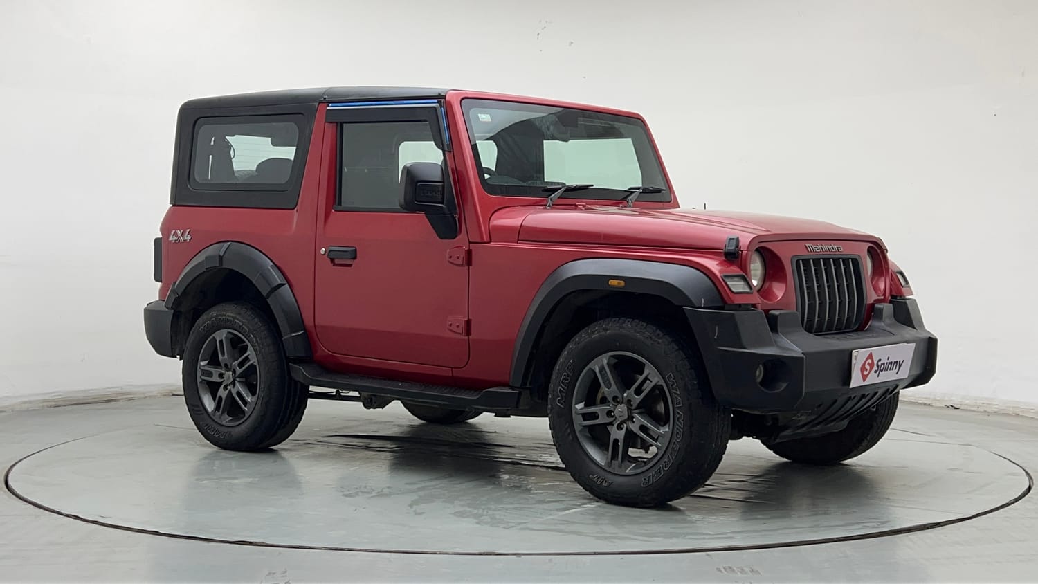 Used 2024 Mahindra Thar LX Hard Top Diesel MT RWD Diesel Manual exterior RIGHT FRONT CORNER VIEW