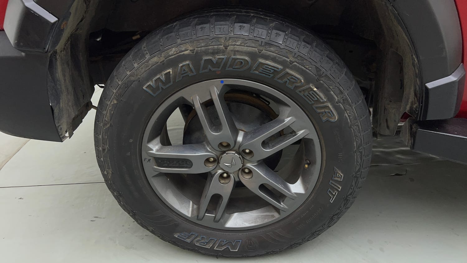 Used 2024 Mahindra Thar LX Hard Top Diesel MT RWD Diesel Manual tyres RIGHT REAR TYRE RIM VIEW