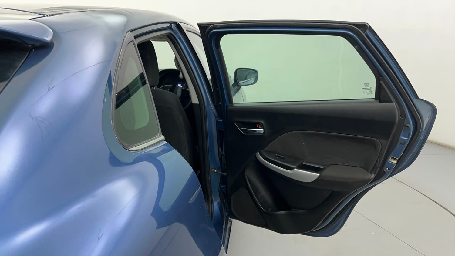 Used 2018 Maruti Suzuki Baleno Alpha 1.2 AT Petrol Automatic interior RIGHT REAR DOOR OPEN VIEW