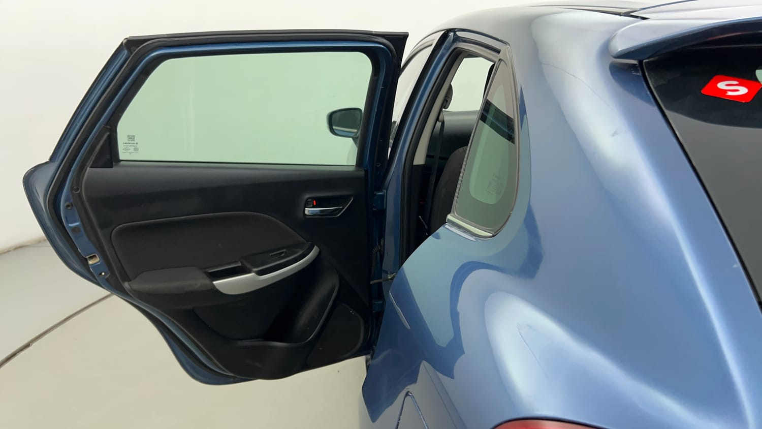 Used 2018 Maruti Suzuki Baleno Alpha 1.2 AT Petrol Automatic interior LEFT REAR DOOR OPEN VIEW