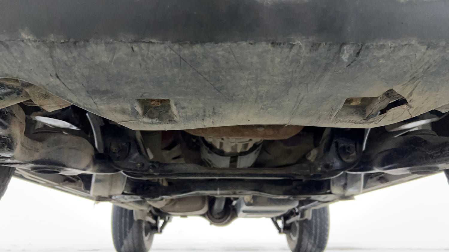 Used 2024 Mahindra Thar LX Hard Top Diesel MT RWD Diesel Manual extra FRONT LEFT UNDERBODY VIEW