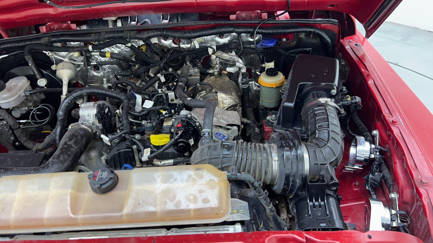 Used 2024 Mahindra Thar LX Hard Top Diesel MT RWD Diesel Manual engine ENGINE LEFT SIDE VIEW